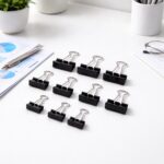 Strong Black Binder Clips (10 Pc ) - Image 6