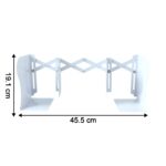 Adjustable Telescopic Iron Desk Book Stand (1 Pc) - Image 6