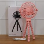 Portable Rechargeable LED Light Fan with Flexible Tripod Stand (1 Pc) - Image 10