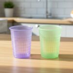 Reusable Plastic Drinking Glass 200 ML Approx (1 Pc, Mix Color) - Image 7