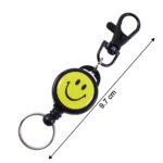 Smiley Face Retractable Keychain (1 Pc) - Image 6