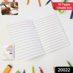 Compact Ruled Notebook  (120 × 85 mm, 1 Pc) - Image 2
