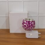 Premium Kapoor Dani Plug-In Mosaic Glass Aroma Diffuser & Night Lamp (1 Pc) - Image 8