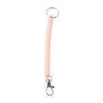 Elastic Spiral Coil Keychain Bracelet with Metal Key Ring and Clip Hook (1 Pc) - Image 5