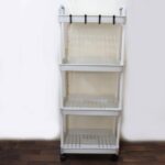 4 Layer Multipurpose Kitchen Storage Organizer Trolley with Wheels - Image 7