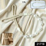 Elegant Pearl Beaded Curtain Tieback (1 Pc) - Image 2