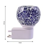 Kapoor Dani Mosaic Glass Electric Night Lamp (1 Pc) - Image 6