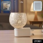 Premium Kapoor Dani Plug-In Star Cut Glass Aroma Diffuser Night Lamp (1 Pc) - Image 2