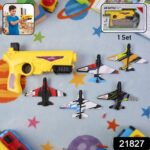 Air Battle Plane Launcher Gun Toy for Kids – Foam Glider Set (1 Set) - Image 2