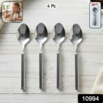 Stainless Steel Dinner Spoon Set (4 Pc Set) - Image 2