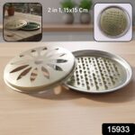 2 in 1 Metal Mosquito Coil Stand cum Incense Burner (15x15 Cm, 1 Pc) - Image 2