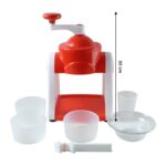 Manual Ice Snow Maker Machine (1 Set Red Color) - Image 6