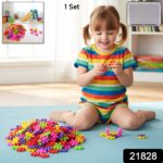 DIY Building Blocks Toy for Kids – Colourful Creative Puzzle (1 Set) - Image 2