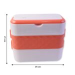Electric Heated Lunch Box with Stainless Steel Inner Containers (1 Set) - Image 6