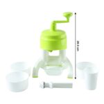 Manual Hand Crank Ice Crusher Snow Maker Machine (1 Set Mix Color) - Image 6