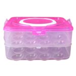 Double Layer 24 Grid Egg Storage Box for Egg Storage Container - Image 5