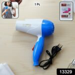 Foldable Hair Dryer with Dual Speed Setting (1 Pc, 1000W) - Image 2