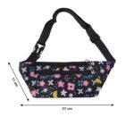Floral Print Adjustable Waist Bag / Fanny Pack (1 Pc) - Image 6