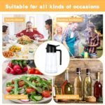 2-in-1 Multi-Purpose Glass Oil Dispenser Bottle (500 ml Approx) - Image 8