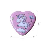 Heart Shaped Unicorn Printed Multipurpose Storage Box (1 Pc) - Image 6