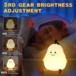 Cute Pear Shape Silicone Night Lamp With Multi Color Changing Mode (1 Pc) - Image 9