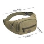 Stylish Canvas Waist Bag for Men & Women (1 Pc) - Image 8