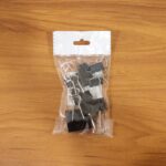 Strong Black Binder Clips (10 Pc ) - Image 8