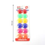 Colorful Round Refrigerator Magnets Set (12 Pc Set) - Image 6