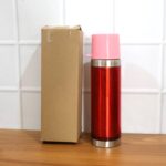 Insulated Travel Mug Bottle with Handle Lid (500 ML) - Image 8