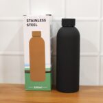 Stainless Steel Double Wall Vacuum-Insulated Drink Water (Black / 500 ML Approx) - Image 8