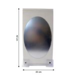 Wall Mounted Rotating Bathroom Mirror Cabinet (1 Pc, 22x42 Cm) - Image 6