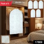 Pack of 5 Hanging Garment Cover Bags (60 × 100 cm) - Image 2