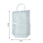 Transparent PVC Carry Bag (1 Pc, 22 x 16 Cm) - Image 6