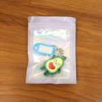 Cute Avocado Cartoon Keychain with Name Tag Holder (1 Pc) - Image 8