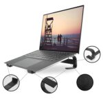 Fixed Metal Laptop Stand for Desk (25 × 26 cm) - Image 8