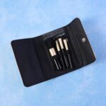 4 in 1 Portable Makeup Brush Set with Storage Pouch - Image 9
