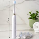 Rechargeable Electric Toothbrush White Color With 3 Extra head (1 Pc/ mix Color) - Image 6