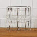 Wall-Mounted Stainless-Steel Cup & Mug Holder Rack (25 x 25 cm, 1 Pc) - Image 9
