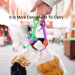 Reusable Silicone Food Bag Sealing Clips with Lock for Kitchen Storage ( 3 Pc) - Image 9