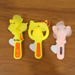 Hand Press Mini Portable Cartoon Fan Toy (1 PC, Mix Color & Design) - Image 8