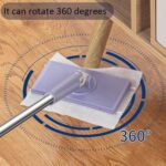 Automatic Cloth Changing Mini Mop with Push Pull Cloth Changing Handle (1 Pc) - Image 14