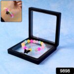 Premium Multicolor Pastel Bead Stretch Bracelet (1 Pc) - Image 2