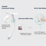 Portable Mini USB Fan, USB Ligh & USB 3 HUB / Port Combo - Image 4