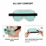 Clear Safety Goggles for Industrial Use