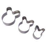 Stainless Steel House Shape Cookie Cutter Set (3 Pc Mix Design Set) - Image 6