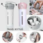 4 in 1 Travel Dispenser Bottle Set Travel Refillable Cosmetic Containers Set - Image 6