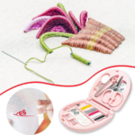 Mini Travel Sewing Kit for Beginners with Threads & Scissors - Image 2