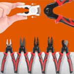 5 in 1 Wire Stripper Pliers Set  Soft Grip, Anti-Slip, Alloy Steel, Cutting & Stripping - Image 3