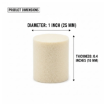 Rotary Tool Accessory Wool Felt Polishing Pad Felt (5 Pcs Set) - Image 3