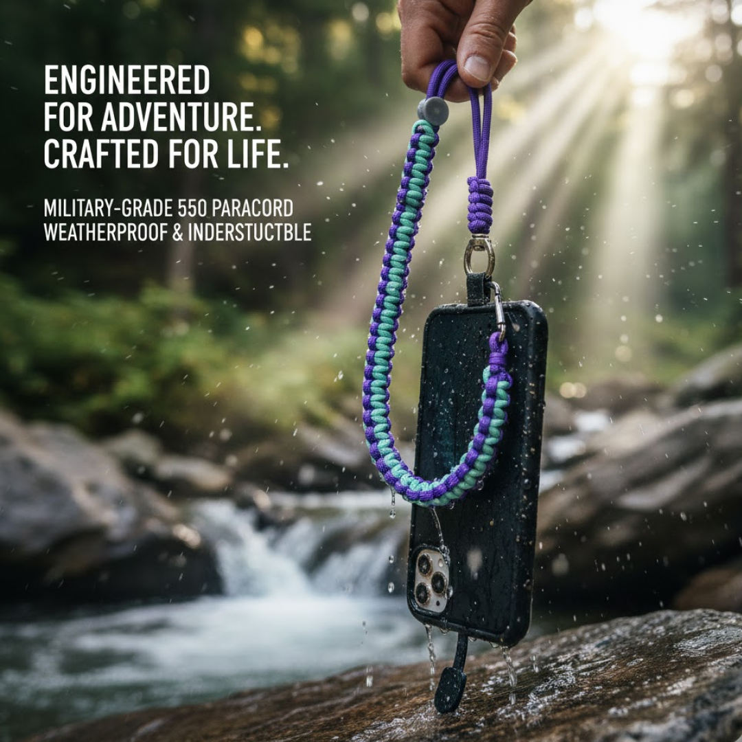 18156.png Multipurpose Adjustable Hand Wrist Strap Lanyard(1 Pc / 15 Inch / Multicolor) - Image 1